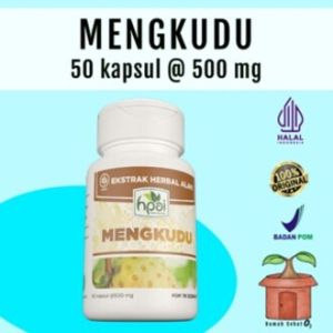 Kapsul Mengkudu HNI HPAI Ekstrak Herba Alami Obat Tekanan Darah Tinggi Hipertensi