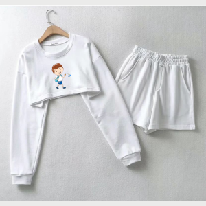 Baju Setelan Crop Boy Play Lato Lato