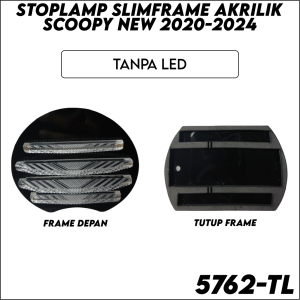 Stoplamp Slimframe Akrilik SCOOPY NEW PRESTIGE 2020-2024 - PNP SIAP PASANG DI REFLEKTOR