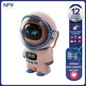 New USB [Astronaut] AI Intelligent Voice Bluetooth Jerry 5.1 Clock/Alarm Speaker/Night Light Gift
