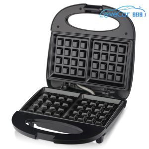 Non-stick Belgian Waffle Maker for Crispy Waffles and Chaffles with Anti-scald Safety Features
