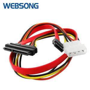 Kabel SATA + Molex Male to SATA + Power 50CM Bagus High Quality WEBSONG