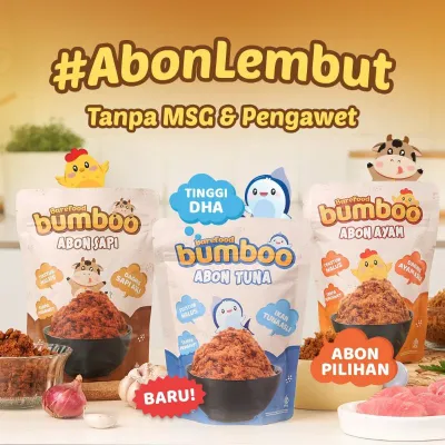 Bumboo Kaldu Asli Mpasi Anak Bayi NON MSG Bumbu Perasa Ati Bubuk Keju Abon Anak Baby - Bumbo Penyedap Rasa Makanan Mpasi Bayi