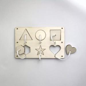 ZEEMIN Children Busy Board DIY Educational Toys Baby Montessori Sensory Activity Boards Accessories Cognition Toy Kids Busy Board Parts