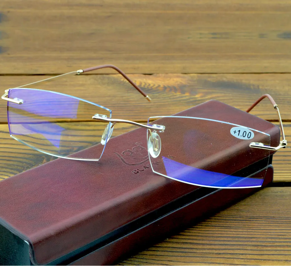 Titanium reading sales glasses womens