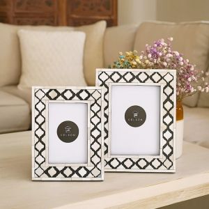 Celson B y Sonamm Singh ( SG Seller ) Nina Bone Inlay Photo Frame