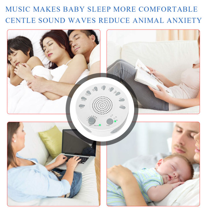 White Noise Sleep Relax Sound Therapy Spa Baby Easy Sleep Relaxation