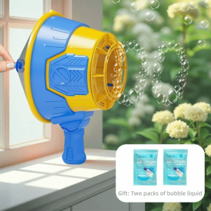 NOBLELUX Handheld Wind Bubble Machine Toys Continuous Bubble Creative Porous Multi Hole Bubble Blower Portable Childrens Toys Outdoor Play