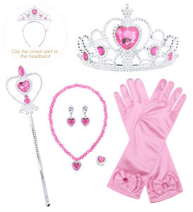 SALANGHANDA Princess Frozen Color Anna And Elsa Birthday Cosplay Accessories Set For Girls