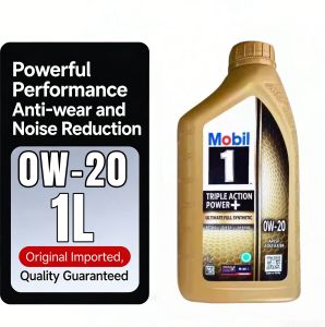 Malaysian🚚spot New Mobil 1 Triple Power+ 0W-20 SQ Premium Fully Synthetic Motor Oil (1-liter bottle) --- COD