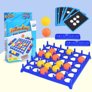 Oldlaiben Bounce Ball Board Game Jumping Ball Family Party Jumping Ball Table Game Toy Bola Melantun for Kids