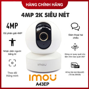 Camera Wifi IMOU  Ranger S2 (A43EP) - 2K - Mẫu mới 2023Xoay 360 độĐàm thoại 2 chiều Tích hợp míc và loa Còi Hú Báo Động - Bảo Hành 24 Tháng