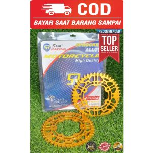 GIR ALUMINIUM BELAKANG VIXION / MX KING / SCORPIO / BYSON TYPE 428 SUM RACING