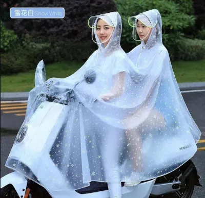 Áo mưa bít toàn thân áo mưa xe đạp điện Áo Mưa Đi Xe Máy Có Kính Che 1 Người áo mưa áo mưa 1 người áo mưa 1 đầu áo mưa có nón