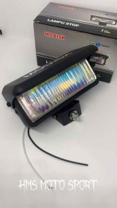 Foglamp Lampu Halogen 12Volt Plus Brecket Model Topi Cover Lampu Tembak Sorot Kabut