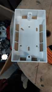 Durable External Surface Mounting Box – 1 Gang/ 2 Gang (5pcs)