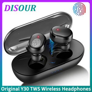 DISOUR Original Y30 TWS Wireless Headphones True Stereo Music Noise Cancelling Touch Control Bluetooth Earphones Sport Earbuds For Xiaomi iPhone Huawei