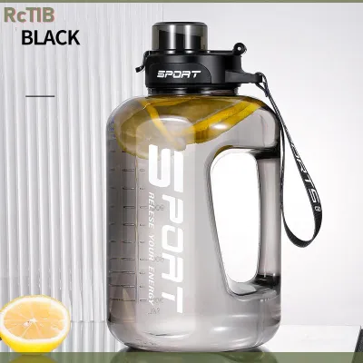 RcTlB Lớn capacity2500 1700ml chai nước với rơm Nắp thể thao phòng tập thể dục Ấm đun nước cho cắm trại du lịch BPA miễn phí uống chai