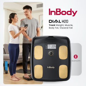 InBodyDial H20 Black Body Composition Analyzer with 1-Year Warranty - Body Fat Muscle BMI Visceral Fat Measurement