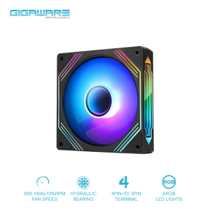 Jungle Leopard Prism 14 Pro Infinite 140mm Colorful Blade Glass 5V 3Pin ARGB Cooling PC Fan