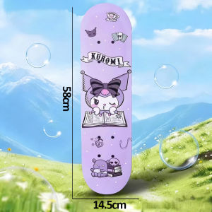 Scateboard Whit 4 Wheeled Long Skateboard Sports Exercise Scateboard For Beginner Kids 60cm x 15 cm