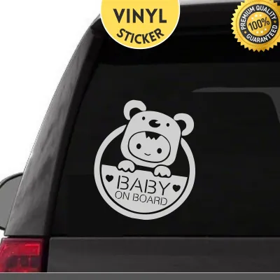 Cute Baby On Board - Car Vinyl Sticker / Kereta Stiker - Vinyl Sticker (Die-cut) Baby-15