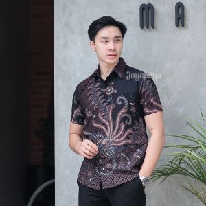 Jayabaya Batik GUMILAR PENDEK Kemeja Batik Katun