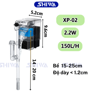 Lọc Thác - Lọc Treo JENECA XP-03/XP-06/XP-08/XP-11... - Máy Lọc Nước Bể Cá Có Lọc Váng Cho Hồ Cá Cảnh Thủy Sinh SHIWA