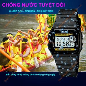 Đồng Hồ Điện Tử CAS|O Chống Nước Tuyệt Đối 9 Sx tại Thailand Pin Lâu 7 Năm Đầy Đủ Chức Năng ch10