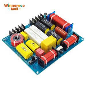 Car Audio Equalizer with 350W Power Output and Adjustable 3-Way Crossover for Custom Sound Settings