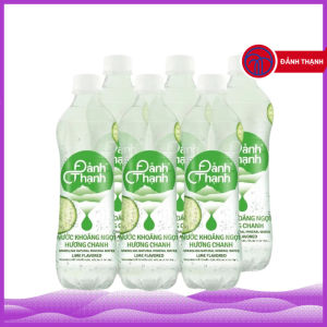 Thùng 24 Chai Nước Khoáng Ngọt Hương Chanh Có Gas Thiên Nhiên 430ml Đảnh Thạnh - Giàu và bổ sung vi khoáng tự nhiên