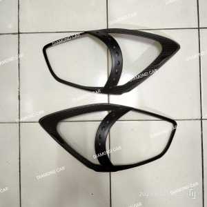 Paket garnis depan belakang hitam doff Agya Ayla 2013-2016