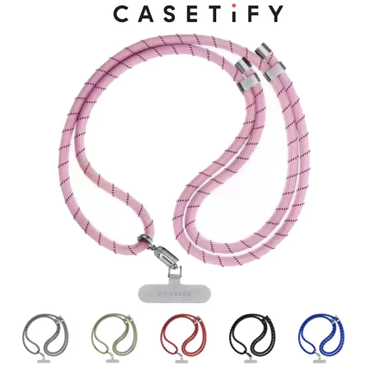 CASETiFY Rope Phone Strap 8mm Rope Cross-body Strap with Card ...