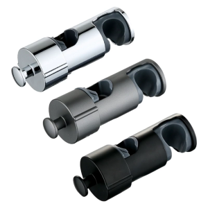 Round Pipe Shower Head Holder Rotating Sprays Head Holder Adjustable Fixed Base Replacement Risers Rail Brackets