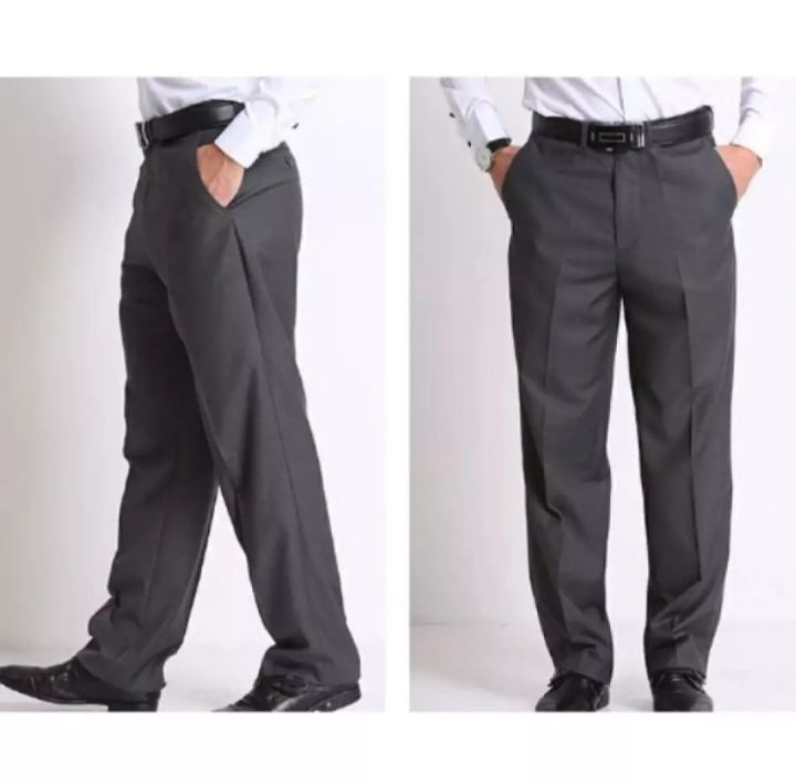Buy Ruan® 100% Cotton Formal Trousers for Men Stretchable, Khaki Formal Pant  for Men at