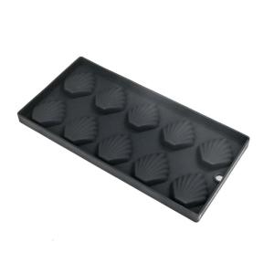 10 Cavity Silicones Madeleine Molds For French Pastries Shell Shape Dessert Pan Baking Tool Nonstick Easy Releases
