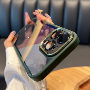 Crashstar kim loại đặc biệt Camera Bảo Vệ độ trong suốt cao Cứng vỏ điện thoại Cho iPhone 17 16 15 14 Pro Max Air Cộng Với 13 Pro Max 12 Pro Max Đơn Giản Rõ Ràng Chống Rơi Vỏ Điện Thoại vỏ ốp lưng Hot Bán