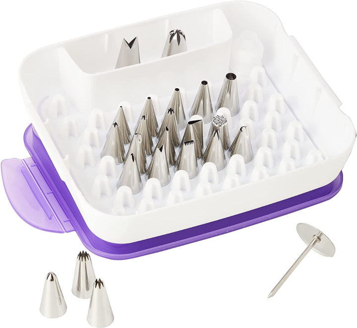 Wilton Piping Tips Set for Cake Decorating, 22Piece Lazada