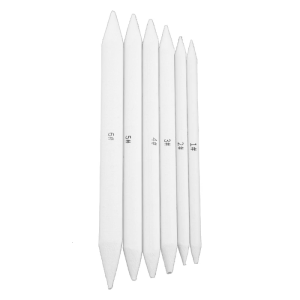 6pcs Blending Smudge Tortillon Stump Sketch 6 Sizes Art Drawing Tool Pastel New