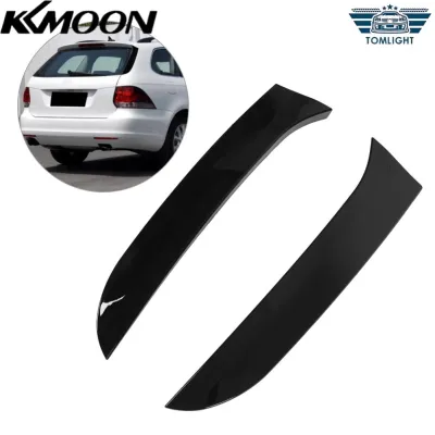 KKmoon Rear Window Side Spoiler Trim Rear Side Spoiler Wing Anti Scratch Wear Resistant Replacement for MK6 Variant Wagon 2008‑2013 for Car Modification