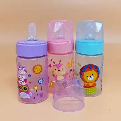 Standard-Neck 3 in 1 Baby Feeding Bottle with PP Material BPA Free Bottle Set 125ml Kabuli99