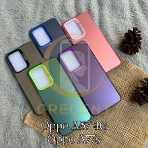 Case So Cool SoCool Hybird New IMD Plating Silver Chrome PC Silikon Oppo A17 Oppo A57 4G / Oppo A77s Oppo A36 4G / Oppo A76 4G Oppo A96 4G / Realme 9i Oppo A18 Oppo A38 Oppo A58 Oppo A78 4G Oppo A78 5G Oppo A98 5G