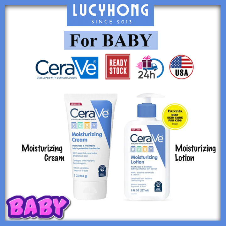 Cerave Baby Moisturizing Cream/Moisturizing Lotion with Ceramides