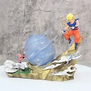 In Stock Anime Z Majin Buu Vs Son Goku Figurine Gk Statue Action Figures Pvc Collection Model For Children Gifts Toy