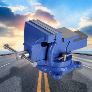 สปอตกรุงเทพ 5 นิ้ว ปากกาจับชิ้นงาน 125mm 5inch 360 Degree Swivel Base Cast Iron Bench Vise With Anvil Vice Rotary Adjustable Clamp tools