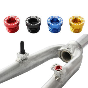 LODUAIE Xe đạp đường trường 4 chiếc Bánh răng cố định Đối với lỗ phanh V Công-te-nơ Phanh Post Mount Screws Vít bắt bu lông Phích cắm cơ sở phanh M10 125