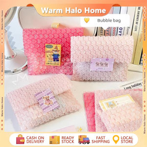 10pcs Pink Heart Bubble Wraps PE Packaging Bag Shockproof and Waterproof Shipping Pouch Mailing Packaging