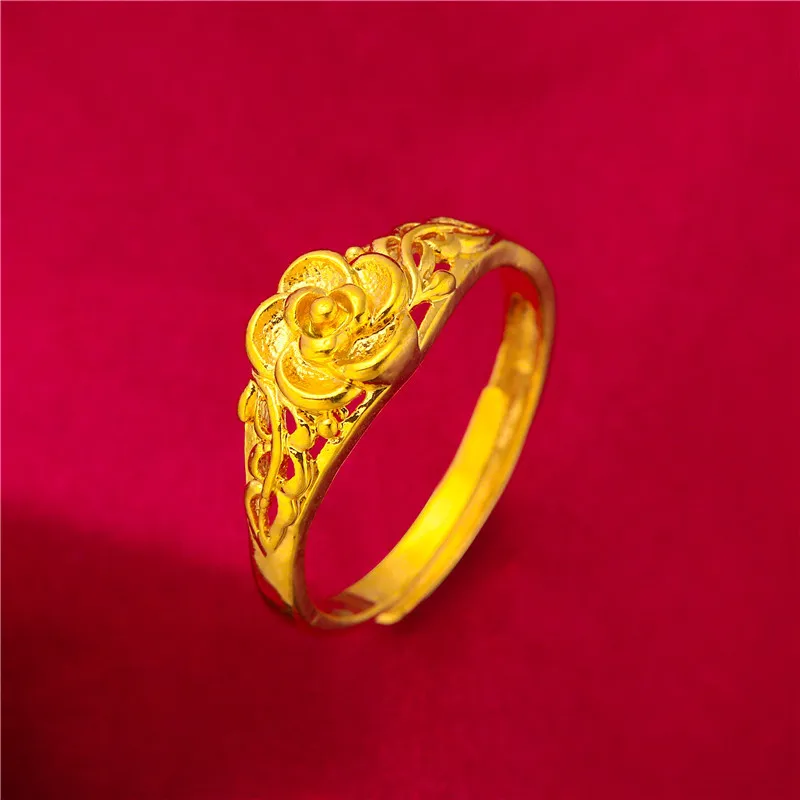 ANIID Dubai Gold Plated Finger Ring Jewelry Wedding Party Gift For Women  Arabic African Charm New Designer Ethiopian Jewellery - AliExpress