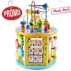 Wooden 8 in 1 Big Round Learning Cube Education Child Toy Toys Gifts baby toys