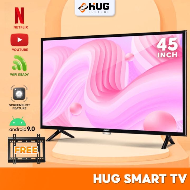 Hug 45 inches smart TV Android 9.0 super slim high definition LT45L ...